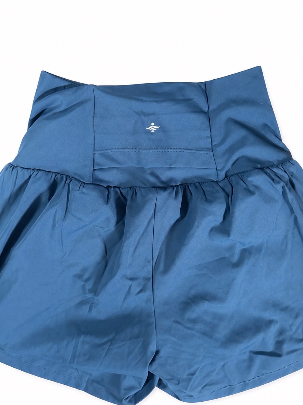 Halara Blue High Waisted Flowy Athletic Shorts XS Long NWT - Picture 3 of 4